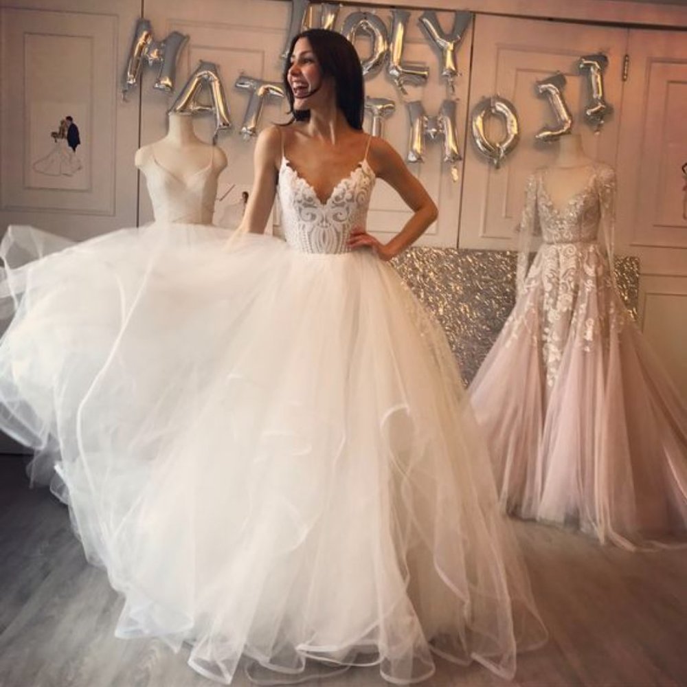 BLUSH BY HAYLEY PAIGE PEPPER WEDDING DRESS
